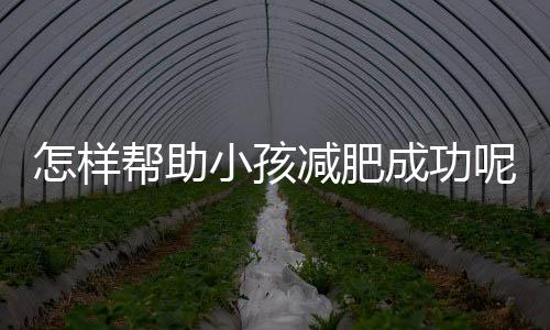 怎样帮助小孩减肥成功呢