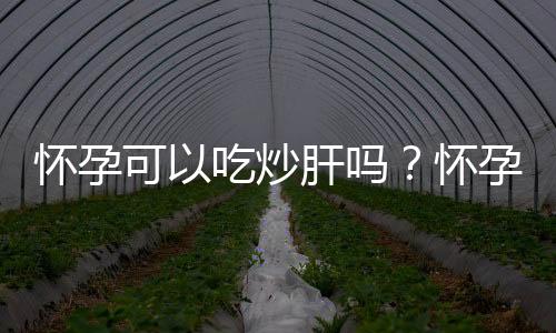 怀孕可以吃炒肝吗？怀孕吃什么比较好