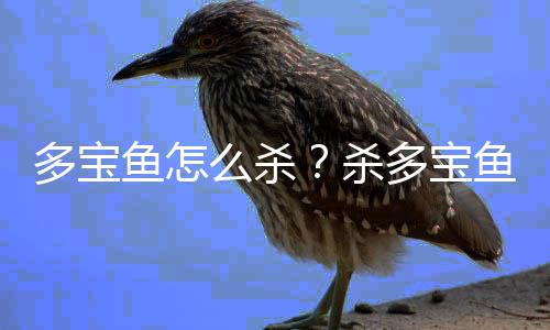 多宝鱼怎么杀？杀多宝鱼的注意事项